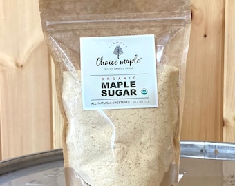 Organic & Kosher Maple Sugar - 1 lb