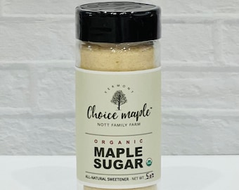 Organic Maple Sugar Shaker Jar