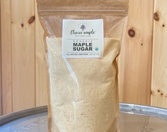 Organic & Kosher Vermont Maple Sugar - 2 lb