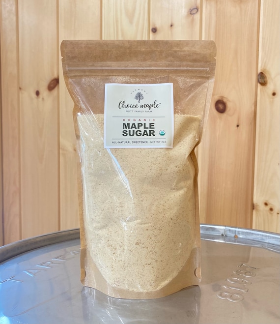 Organic & Kosher Vermont Maple Sugar - 2 lb