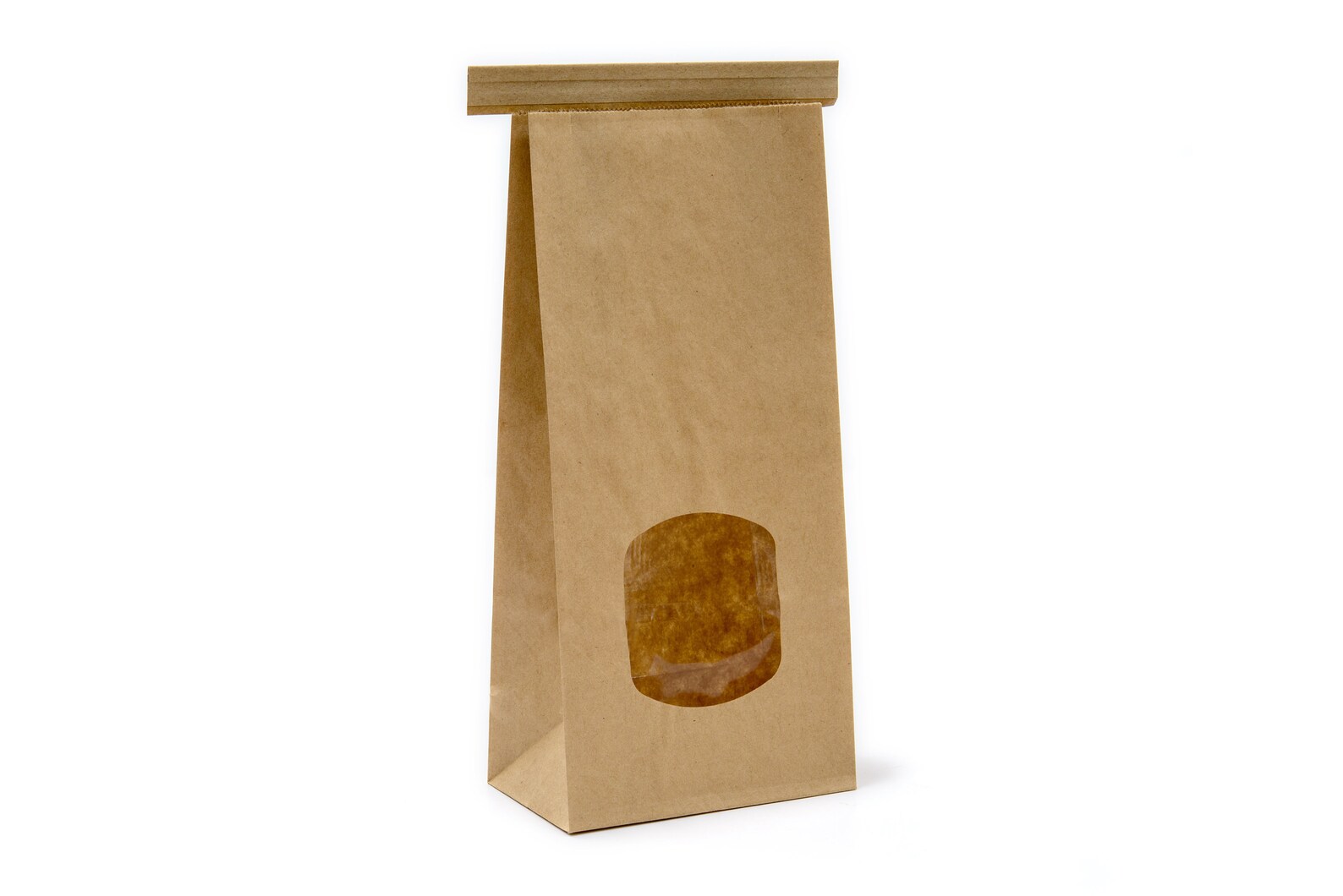 Poly Lined Kraft Paper Tin Tie Bags 500g 1lb With Window Food Suitable