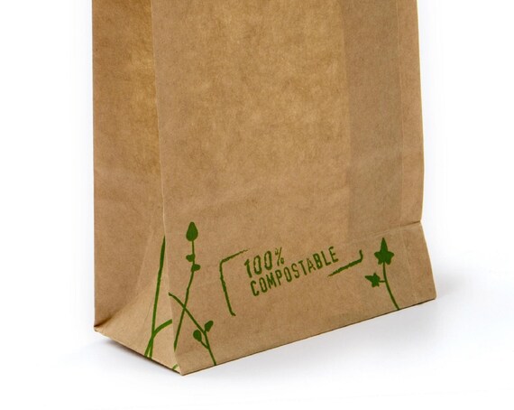 ECO die cut handle bag, biodegradable 7″ x 10″ - Ganja Print