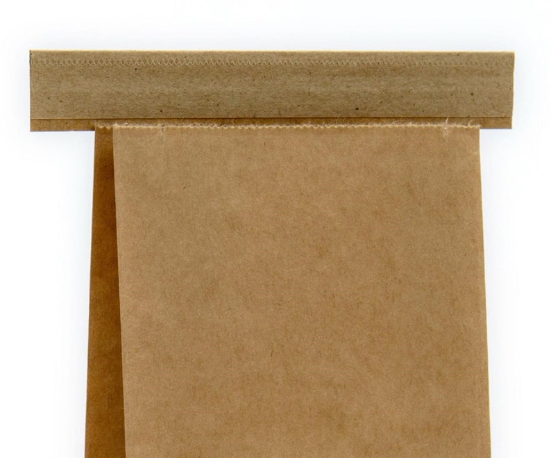 I AM ECO Compostable PLA Lined Kraft Paper Tin Tie Bags 250g 1/2lb With