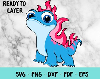 Instant Download Svg Disney Frozen 2 Bruni Elsa Olaf For Etsy