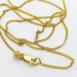 Glänzende Miami Cuban Link Kette Halskette Echt 14K Gelbgold