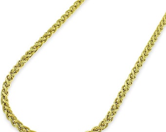 Gold Wheat Necklace - Etsy