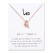 Virgo - Diamond Zodiac Constellation Pendant Necklace In 18kt Gold - Foto 8