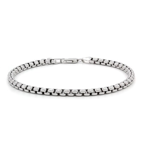 8 Solid Italian .925 Sterling Silver 7mm Wide Curb Link - Etsy