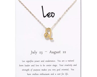 Leo Necklace - Etsy Australia