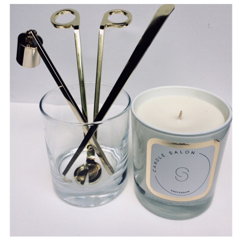 Candle Care Kit GOLDEN care set 4 pcs includes Wick Etsy