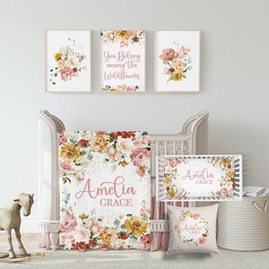 Wildflower baby bedding discount