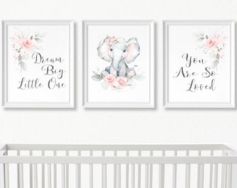 elephant wall art nursery