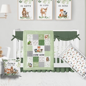Woodland animal baby bedding 2025