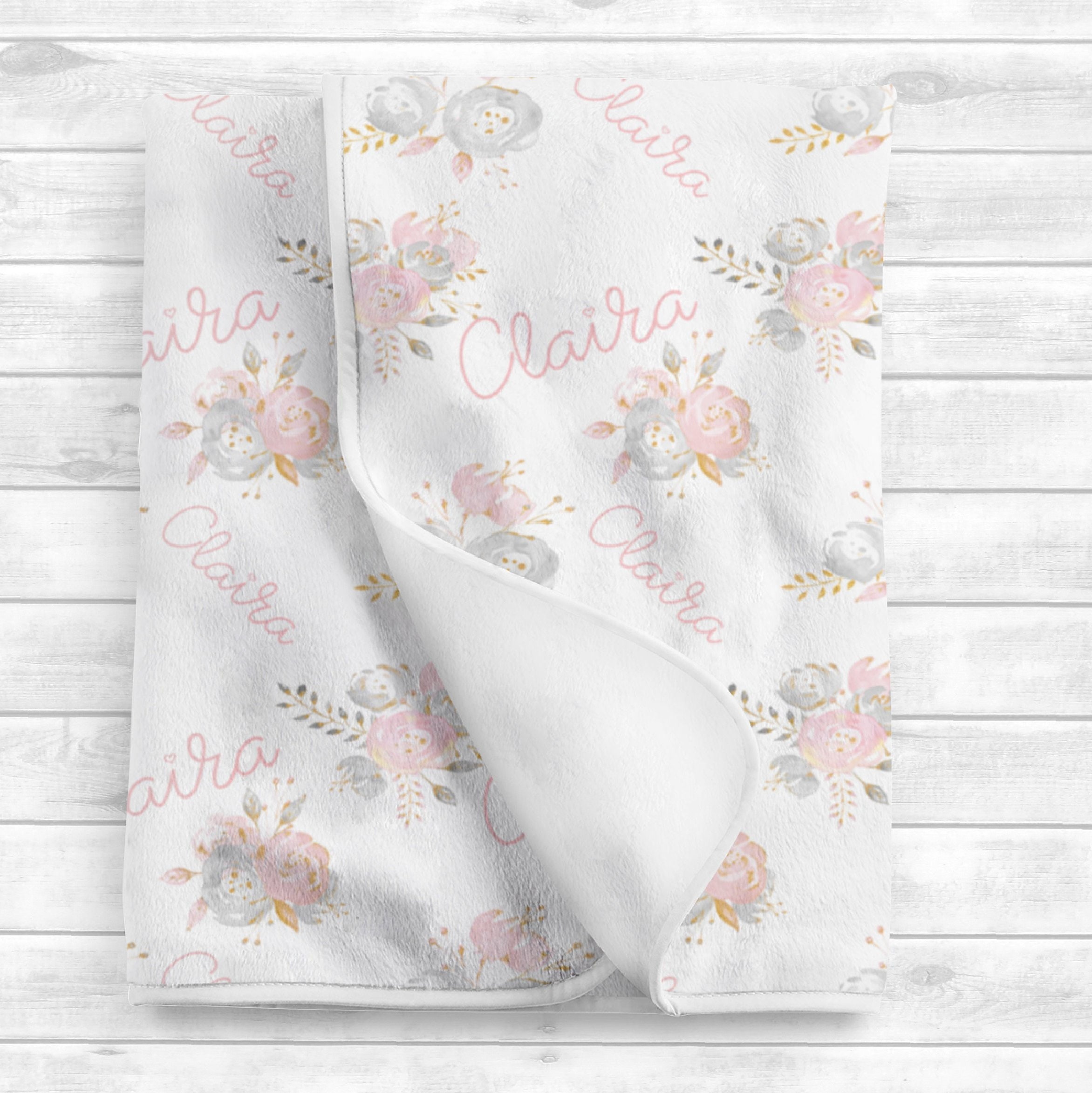 Baby girl 2024 blankets personalized