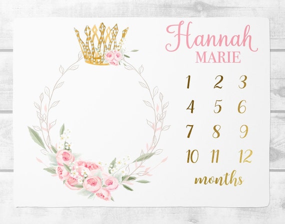 Princess milestone blanket deals