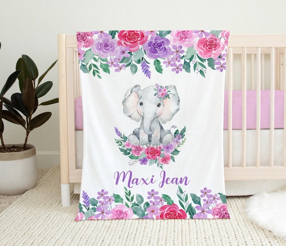 Etsy personalized baby girl blanket new arrivals
