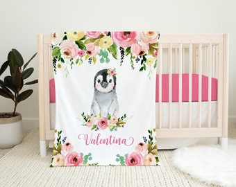 penguin cot bedding