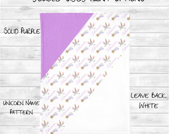 Baby Milestone Blanket - Unicorn Design, 47x47 Inch Fleece, Monthly Photo Prop, Growth Chart, Gift - View #7