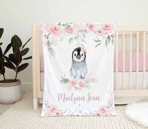 Etsy personalized baby girl blanket best sale