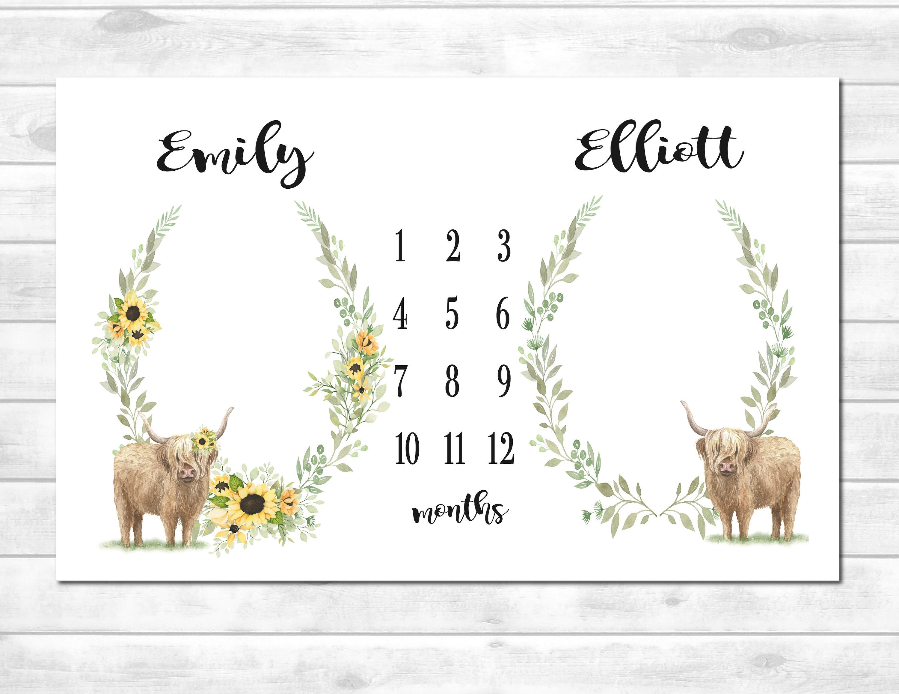 Hyturtle Personalized Gifts For Cow Lover - Birthday Christmas - Highland  Cow Print Custom Name Stai…See more Hyturtle Personalized Gifts For Cow