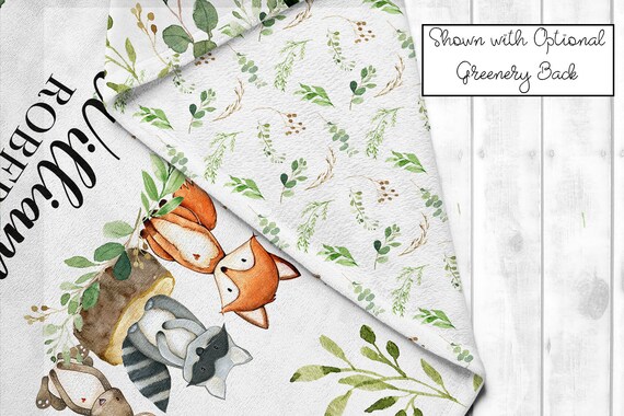 Personalized Green Camo Blanket - Custom Name Baby Swaddle Or Pet Blanket, 30x40 Inch Soft Fleece Gift - View #6