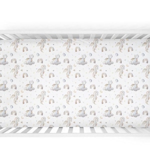 Sábana de cuna con diseño de dragón para bebé niño: ropa de cama personalizada con diseño de dragón para cuna. Regalos para baby shower con diseño de dragón para bebé niño. Habitación infantil con diseño de dragón: ropa de cama mágica para bebé niño