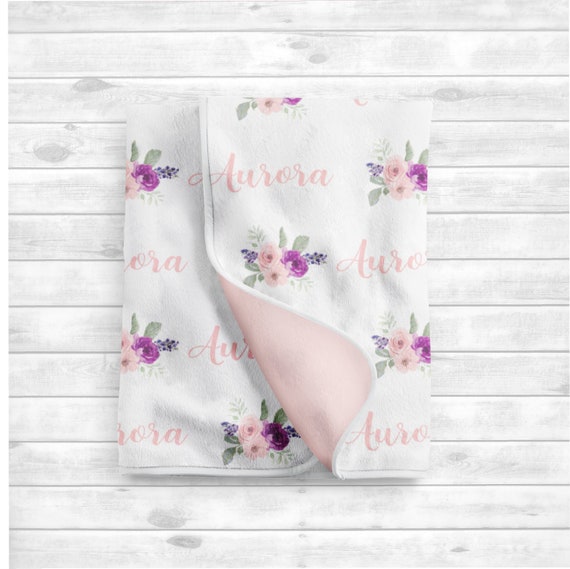 Etsy personalized baby girl blanket new arrivals