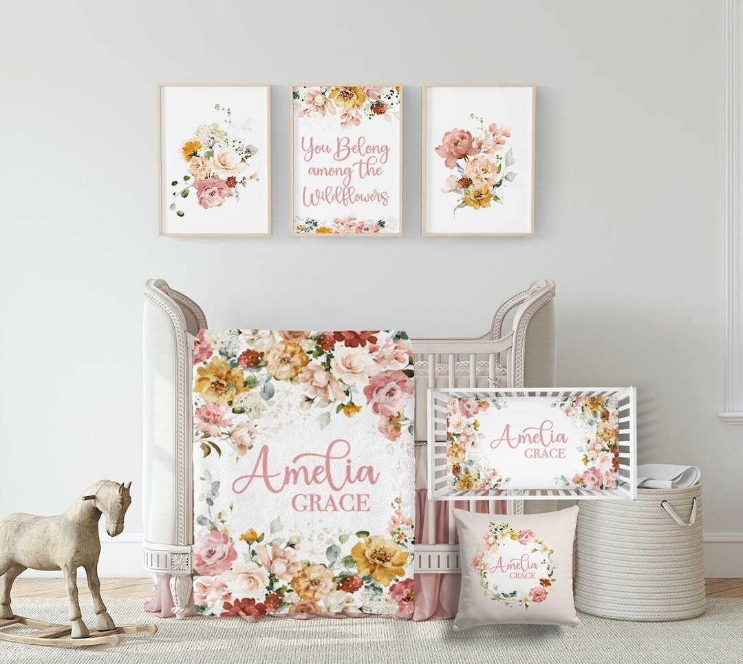 Flower Grid Baby Set