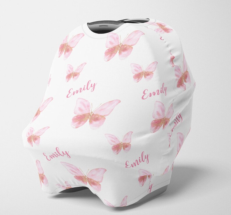 Personalized Baby Girl Blanket Butterfly Baby Blanket Girl Etsy