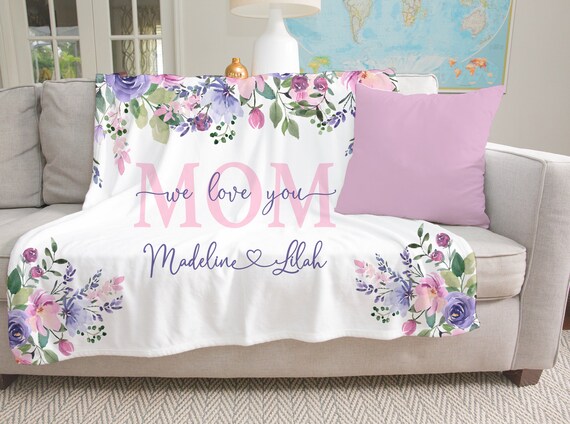 Giftove Idee Regalo Festa della Mamma Personalizzato, Coperta Personalizzata con Foto, Regali Festa della Mamma Originali, Coperta Lavabile Soffice, 100% Flanella, Regalo Compleanno Utile