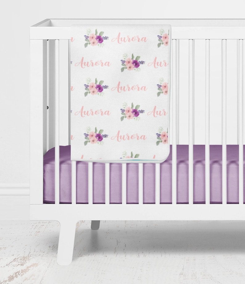 personalized swaddle girl