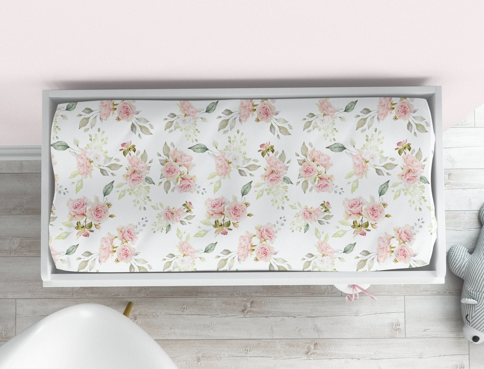 Baby Girl Fox Crib Bedding Set personalized Baby Girl Blanket Etsy