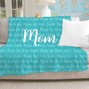 Mom Blanket - Mom Gift - Christmas Gift for Mom - Personalized Mom Blanket -Personalized Blanket -Gifts for Grandma - Blanket - Grandma Gift