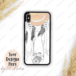 PNG + PSD + JPG iPhone X Mock Up, Sublimation iPhone Case Mock Up, iPhone Case Mock-Up, Photo Blank Product Sublimation,