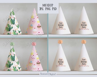 Download Party Hat Mockup Etsy