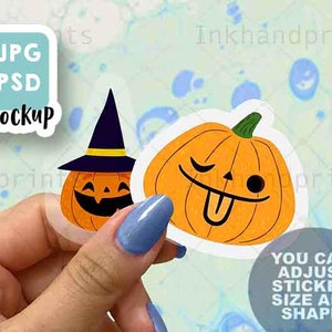 JPG + PSD Sticker Mockup,Photoshop Mockup Hand Holding Sticker,Smart Object Mockup, Sticker Mock Up,SVG mock-up, hand sticker  smart object