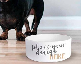 Download Pet Bowl Mockup Etsy