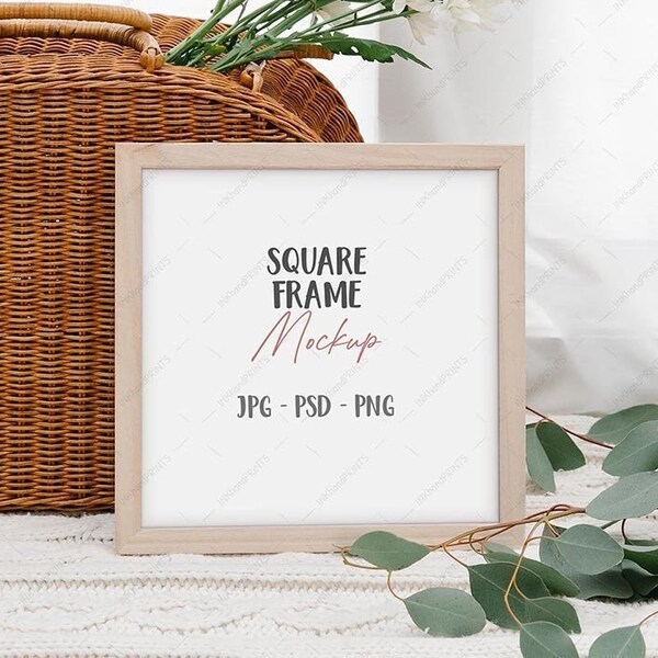 Square print Mockup,Square poster Mockup,Illustration Mockup,art photo Mockup,Wedding Mockup,Table Number Mockup, Square simple frame mockup