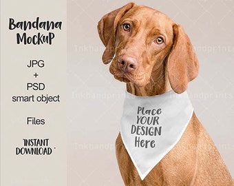 Download Pet Bandana Mockup Etsy