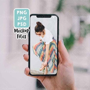 手持ちの iPhone モックアップ、スクリーン モックアップ、タブレット スタイルのモックアップ、ブロガー、電話のモックアップ写真、スクリーン モックアップ、iPad、スマート オブジェクト モックアップ