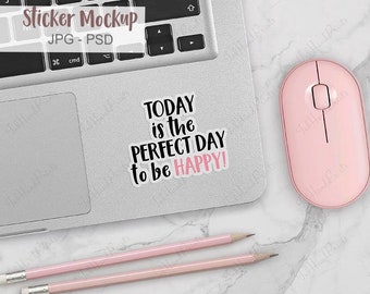 Download Laptop Sticker Mockup Psd Etsy