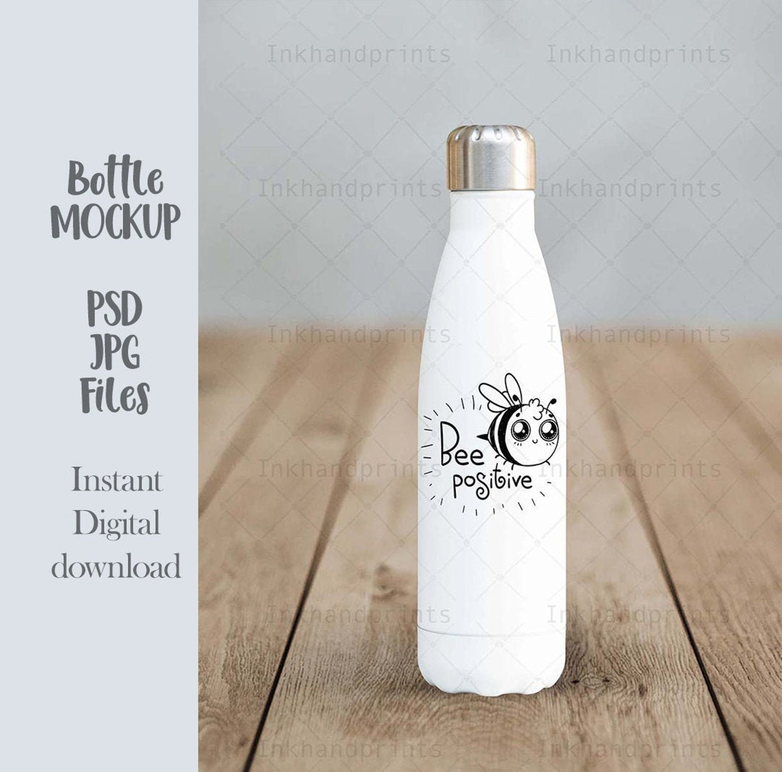Bottle tumbler Mockup Water bottle Product Mockupbottle Dye Etsy