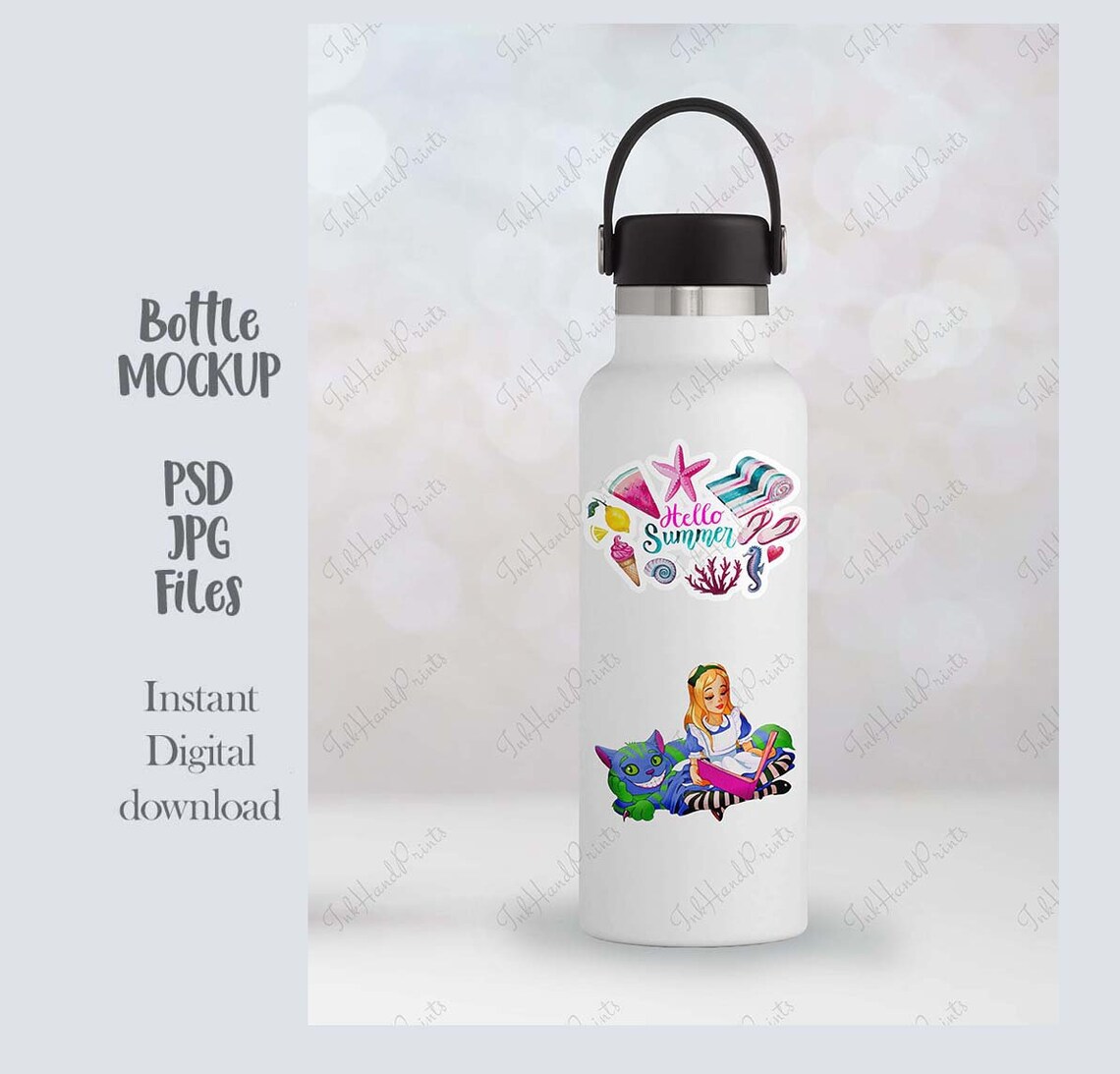 JPG PSD Vinyl decal / sticker hydro flask sticker