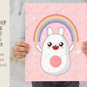Maqueta con estilo PNG + JPG + PSD con póster, maqueta de impresión, maqueta de mano con tarjetas, maqueta de niña con papel, maqueta de foto en papel 4:5, maqueta de 16 x 20