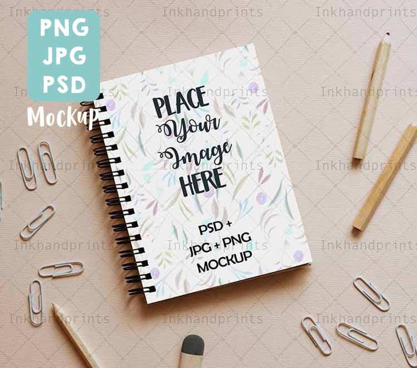 Download PNG JPG PSD Cover Planner Mockup Covers Journal Mockup | Etsy