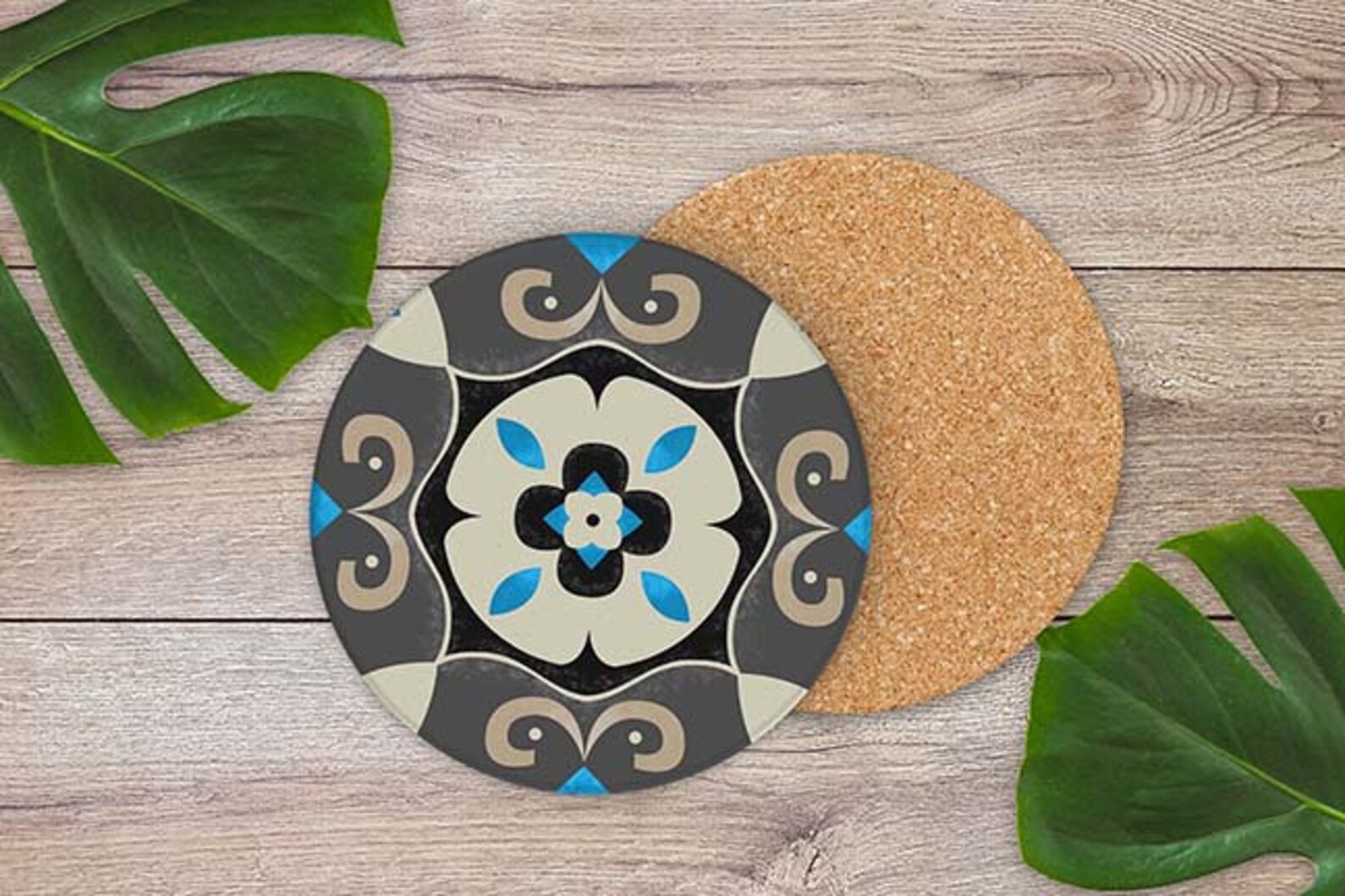 Download PSD JPG dye sublimation round Coaster Mock Up template for | Etsy