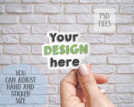 Psd Mockup Vinyl Decal Sticker Pc Macbook Mockup Laptop Etsy