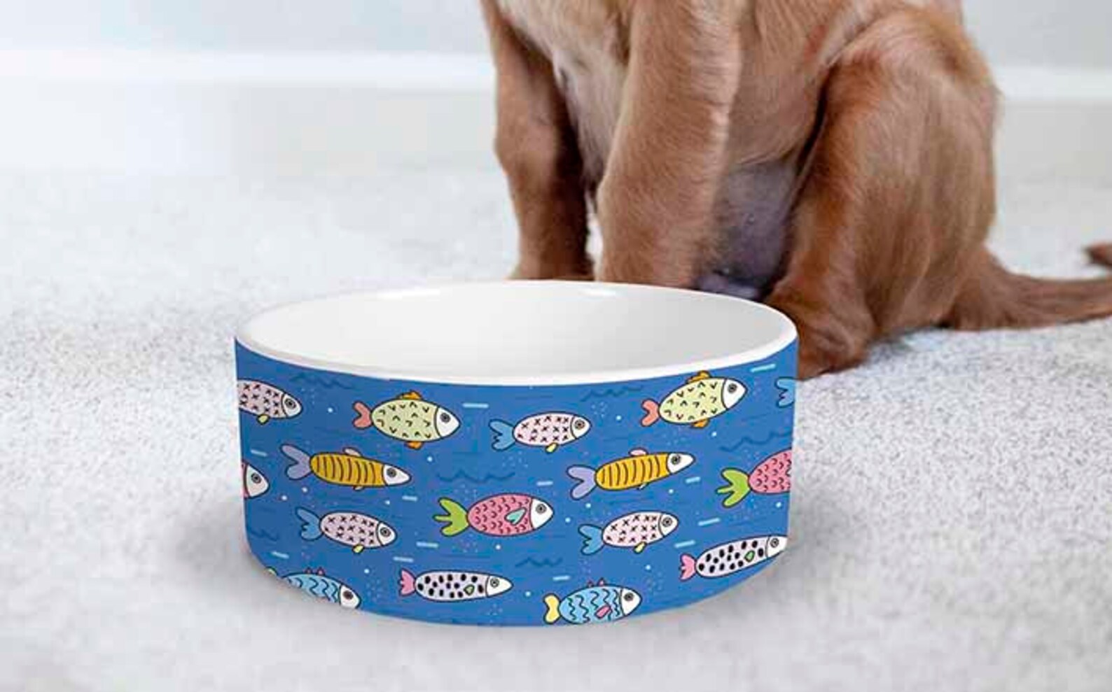 Download PSD JPG sublimation ceramic pet bowl mockup Dye ...