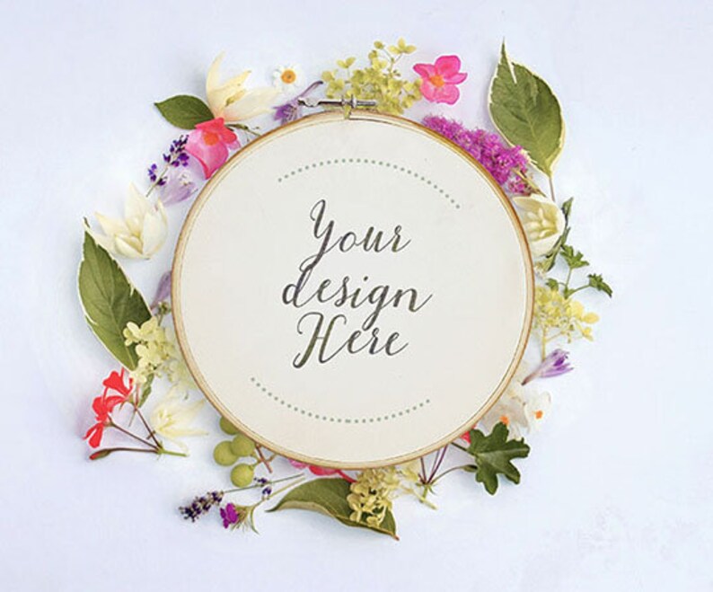 Download Jpg Psd Embroidery Hoop Mockup Embroidery Design Mockup Etsy