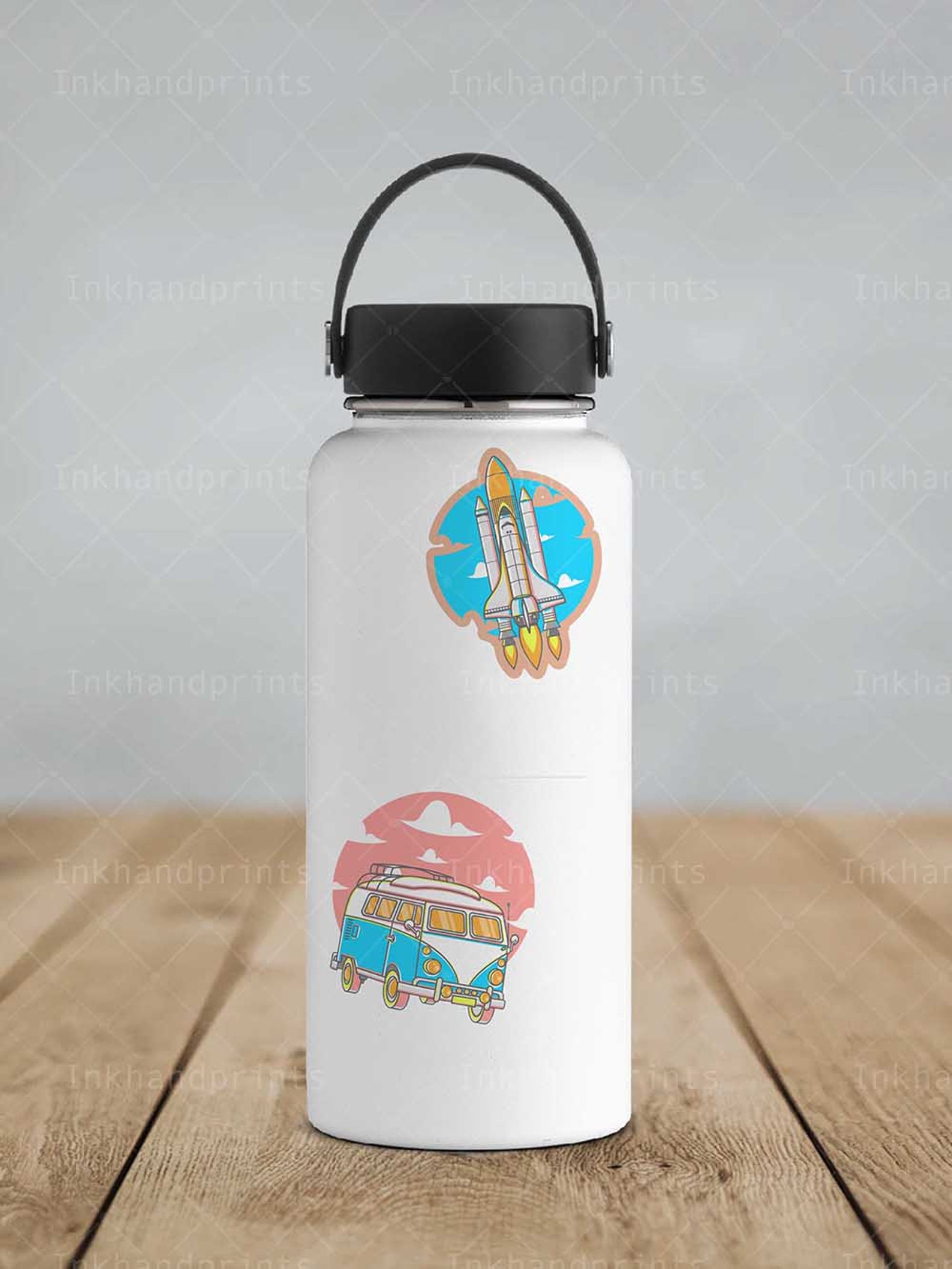 Download JPG PSD Vinyl decal / sticker hydro flask sticker ...